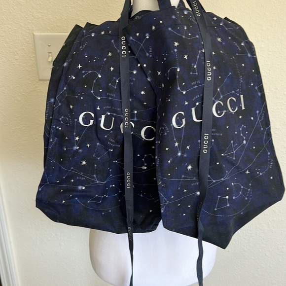 Gucci Reusable Galaxy Cotton Canvas Tote Bag (2) - Picture 5 of 5